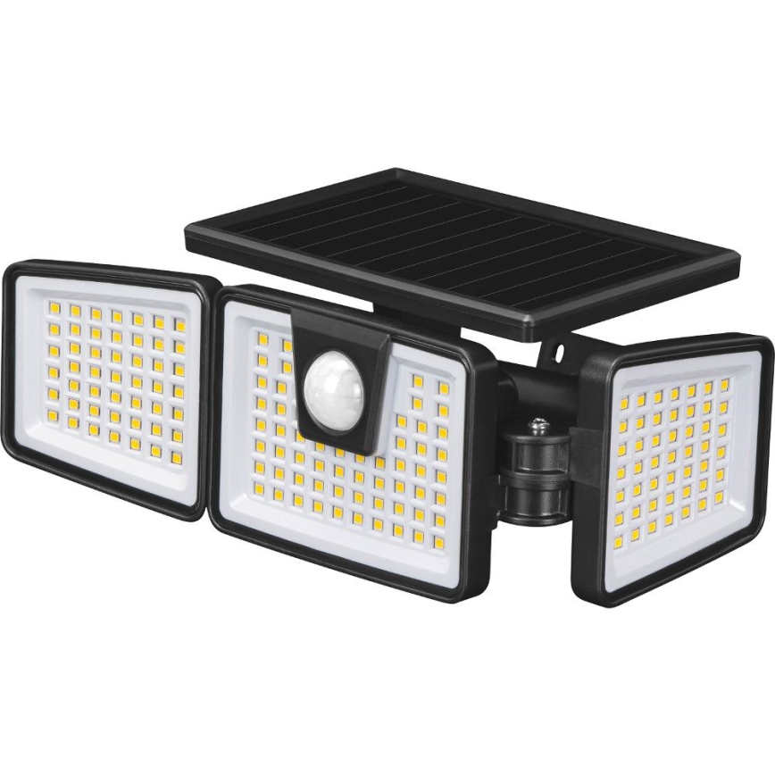 Retlux - LED solárny reflektor so senzorom, 6,5 W / 3,7 V / 1200 mAh / IP44