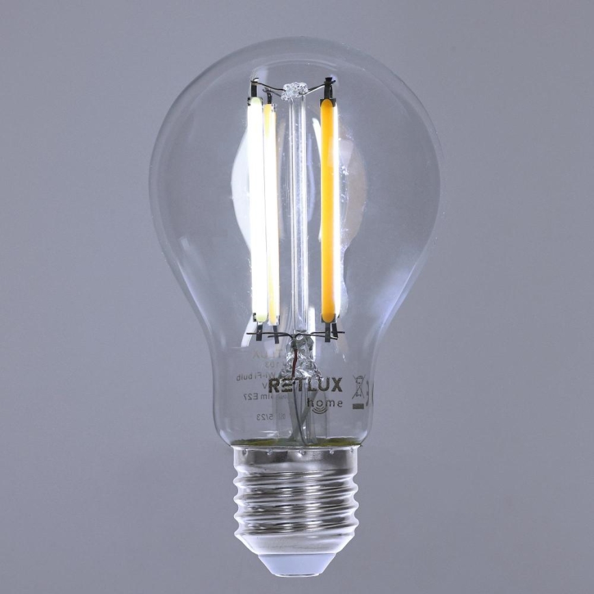 LED Stmievateľná žiarovka FILAMENT A60 E27/7W/230V 2700-6500K Wi-Fi Tuya