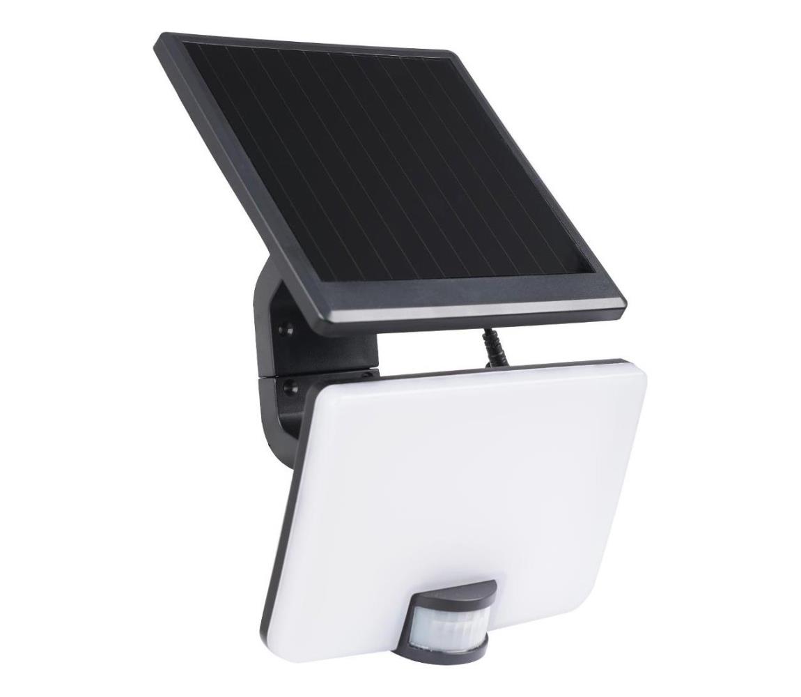 - LED Stmievateľný solárny reflektor so senzorom pohybu LED/10W/3000 mAh 4000K IP54
