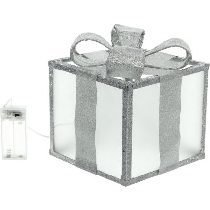LED Vianočná dekorácia LED/2xAA 20 cm darček