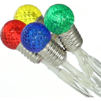 LED Vianočná reťaz 20xLED/2xAA/teplá biela 1,8m žiarovky