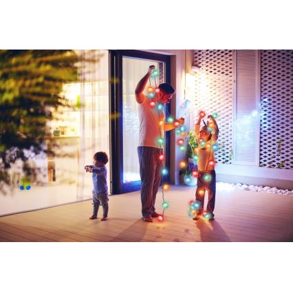 LED Vianočná vonkajšia reťaz 80xLED/25m IP44 multicolor