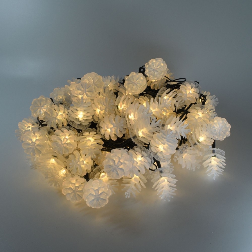 LED Vianočná vonkajšia reťaz  80xLED/25m IP44 teplá biela