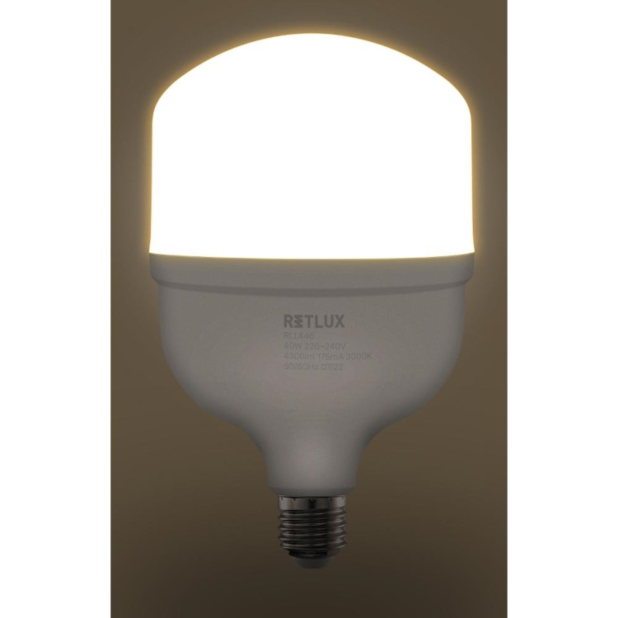LED Žiarovka T120 E27/40W/230V 3000K