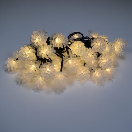 LED Vonkajší  reťaz 40xLED/15m IP44 teplá biela