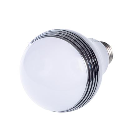 RGB LED žiarovka s bluetooth reproduktorom E27/8W/230V 2700K