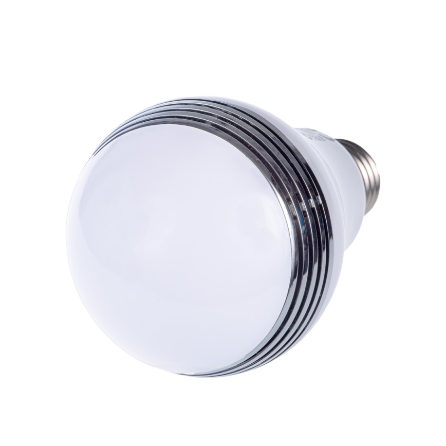 RGB LED žiarovka s bluetooth reproduktorom E27/8W/230V 2700K