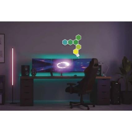 RGBIC Stmievateľná stolná lampa GoSmart LED/5,5W/230V Wi-Fi Tuya