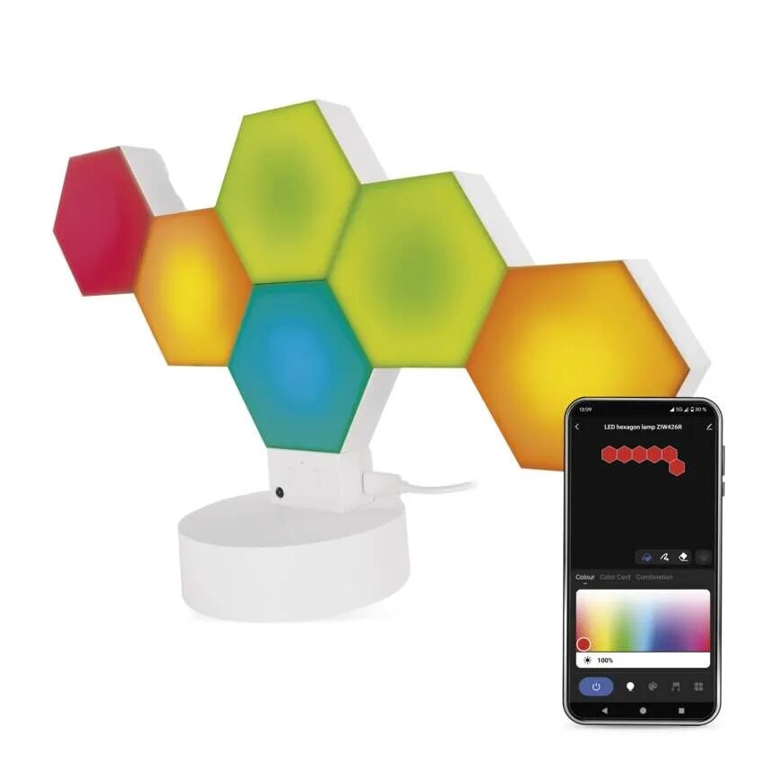 RGBIC Stmievateľná stolná lampa GoSmart LED/5,5W/230V Wi-Fi Tuya