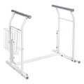 Ridder - Oporné mobilné madlá k WC 66x71,5 cm biele
