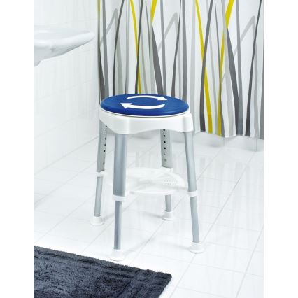 Ridder - Otočná stolička 58x35,5 cm modrá/biela