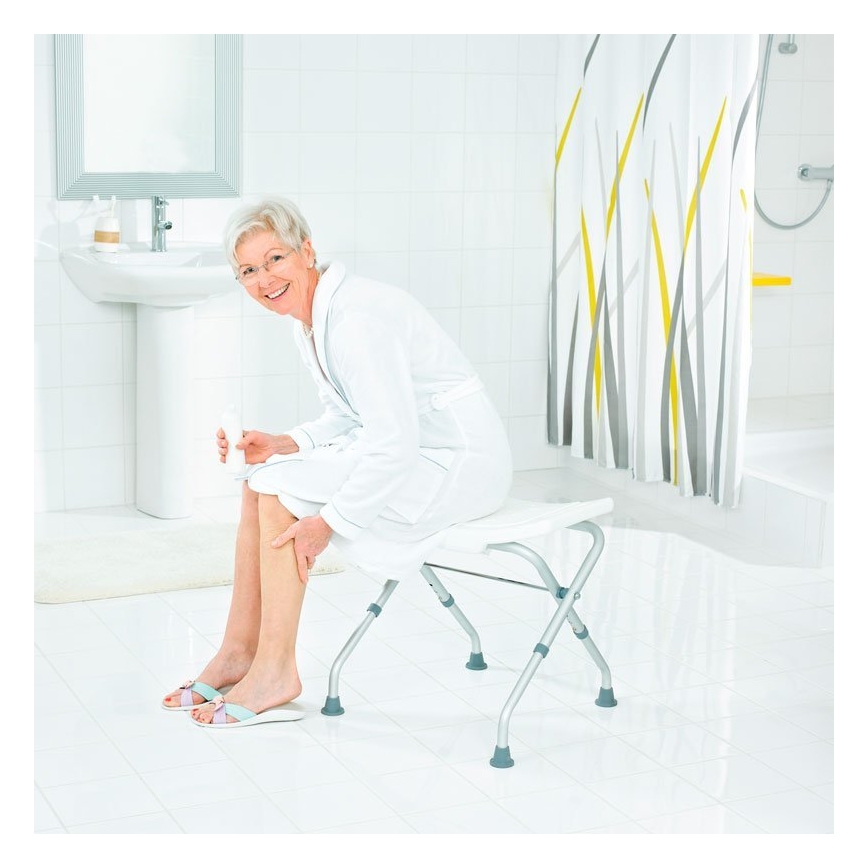 Ridder - Skladacia stolička 50x51 cm biela