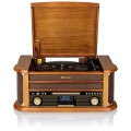 Roadstar HIF-1993D+BT- Hi-Fi s DAB/DAB+, gramofónom, CD a kazetovým prehrávačom 80W/230V + diaľkové ovládanie