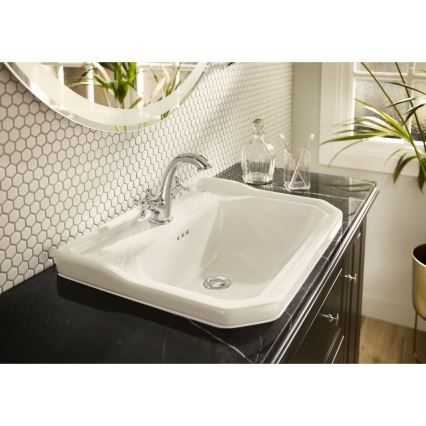 Roca A3270A5000 - Zápustné umývadlo CARMEN 60x45 cm keramika/biela