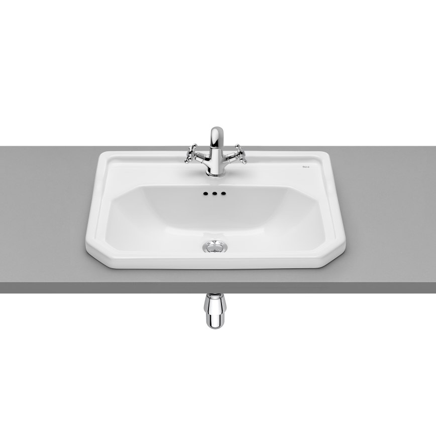 Roca A3270A5000 - Zápustné umývadlo CARMEN 60x45 cm keramika/biela