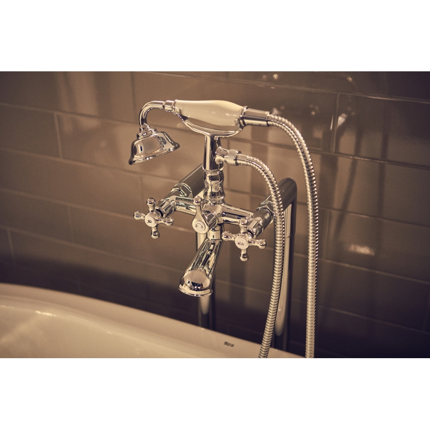 Roca A5A014BC00 - Vaňová súprava s batériou CARMEN lesklý chróm