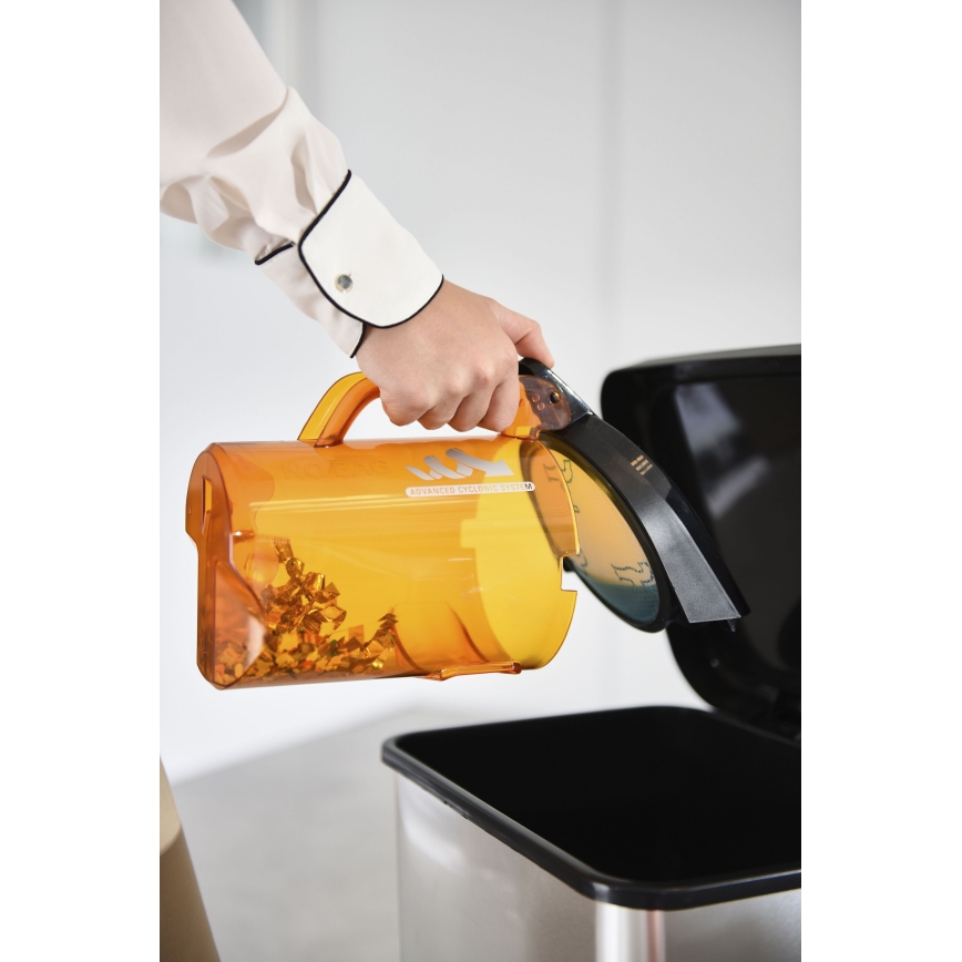 Rowenta - Bezsáčkový vysávač COMPACT POWER 1,5l 750W/230V čierna/oranžová