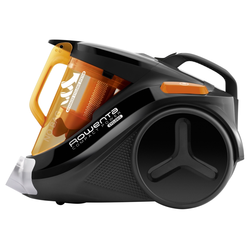Rowenta - Bezsáčkový vysávač COMPACT POWER 1,5l 750W/230V čierna/oranžová