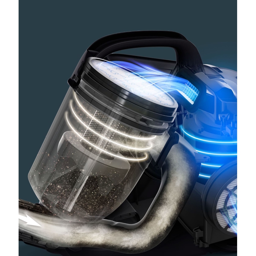 Rowenta - Bezsáčkový vysávač COMPACT POWER 1,5l 750W/230V šedá
