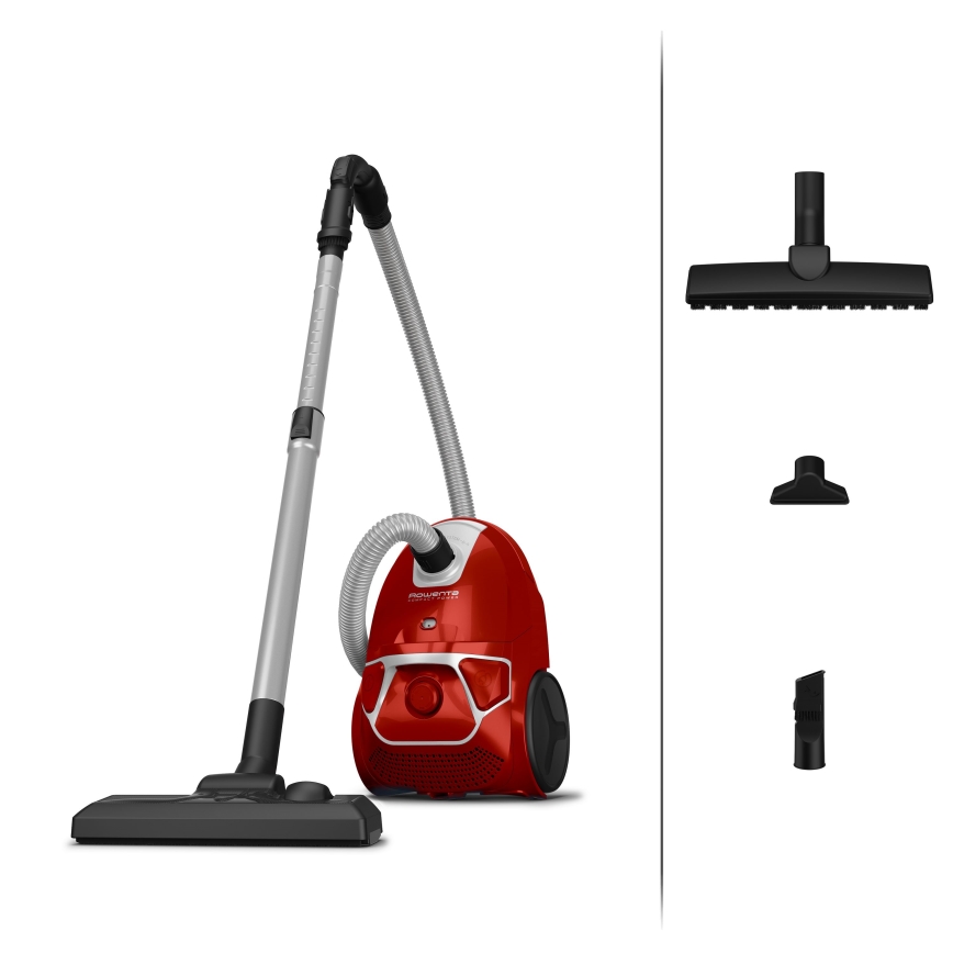 Rowenta - Sáčkový vysávač COMPACT POWER 750W/230V červená