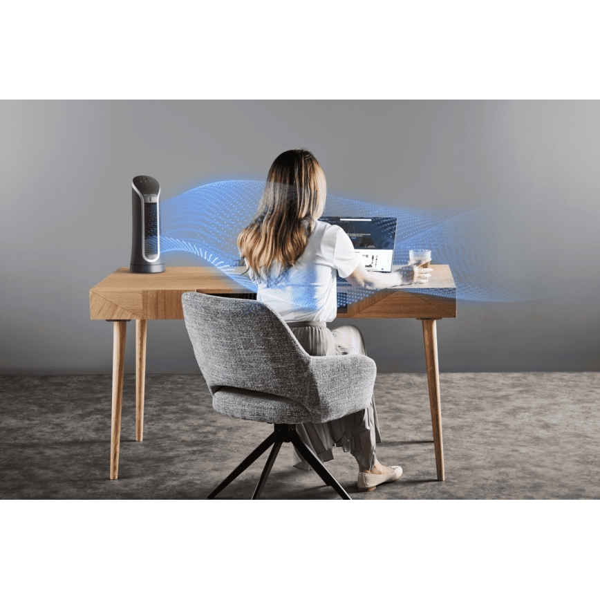 Rowenta - Stĺpový ventilátor EOLE COMPACT 30W/230V čierna