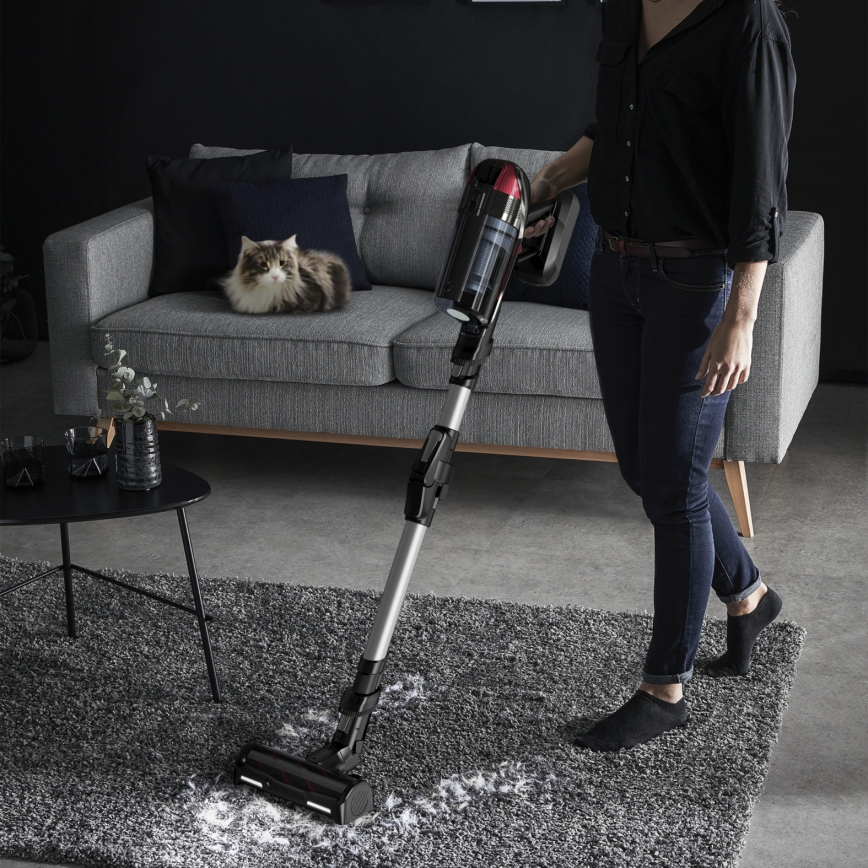 Rowenta - Tyčový vysávač 2v1 X-FORCE FLEX ANIMAL CARE 320W/25,2V čierna 2000 mAh