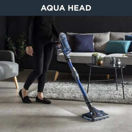 Rowenta - Tyčový vysávač X-FORCE FLEX 8,60 ANIMAL AQUA 4V1 185W/22V modrá