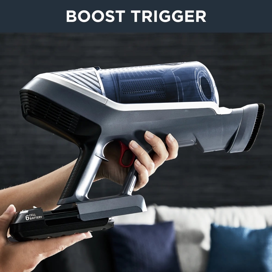 Rowenta - Tyčový vysávač X-FORCE FLEX 8,60 ANIMAL AQUA 4V1 185W/22V modrá