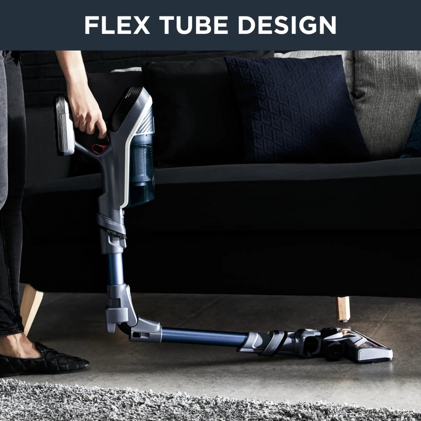 Rowenta - Tyčový vysávač X-FORCE FLEX 8,60 ANIMAL AQUA 4V1 185W/22V modrá