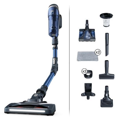 Rowenta - Tyčový vysávač X-FORCE FLEX 8,60 ANIMAL AQUA 4V1 185W/22V modrá