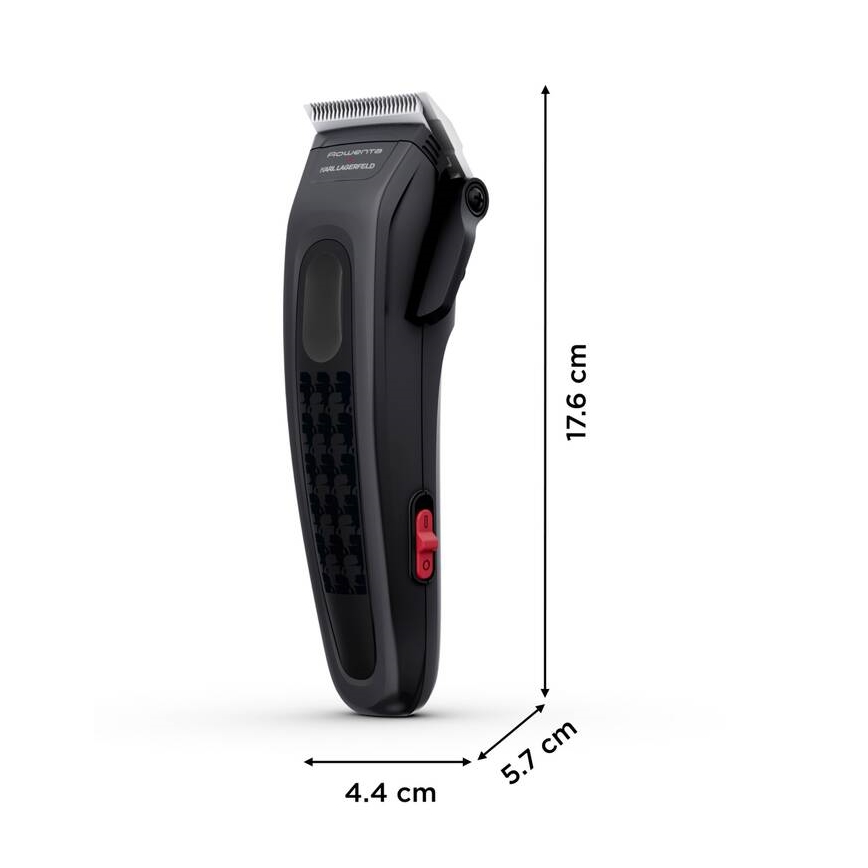 Rowenta - Zastrihávač vlasov PERFECT LINE 200 mAh čierna