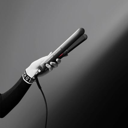 Rowenta - Žehlička na vlasy KARL LAGERFELD EASYLISS čierna