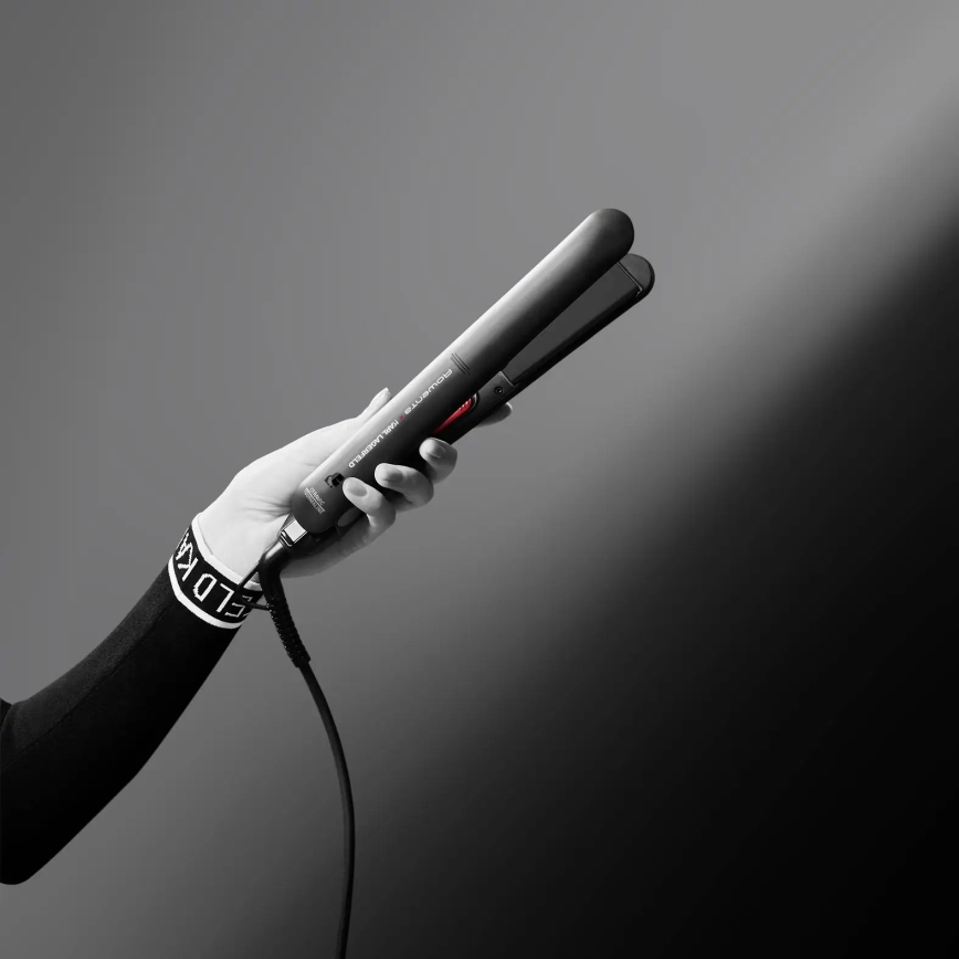 Rowenta - Žehlička na vlasy KARL LAGERFELD EASYLISS čierna