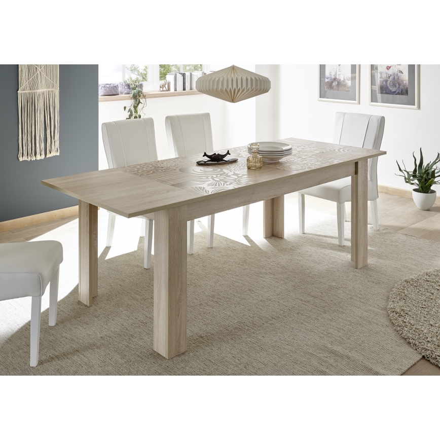 Rozkladací jedálenský stôl ARIA dub sonoma