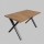 Rozkladací jedálenský stôl DOMO 150/190x80 cm dub lefkas/čierna