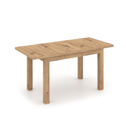 Rozkladací jedálenský stôl DOO 120/160x75 cm dub artisan
