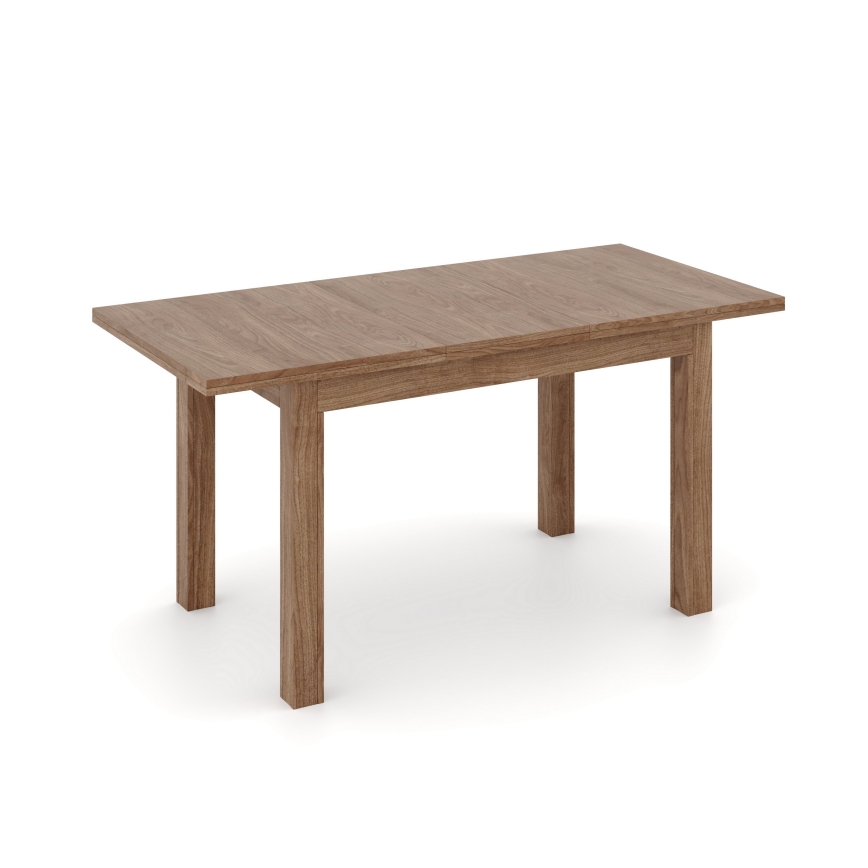 Rozkladací jedálenský stôl DOO 120/160x75 cm svetlý orech