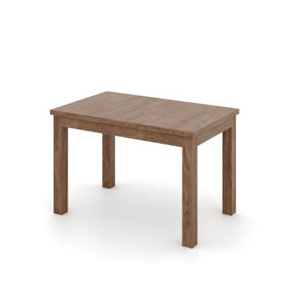 Rozkladací jedálenský stôl DOO 120/160x75 cm svetlý orech
