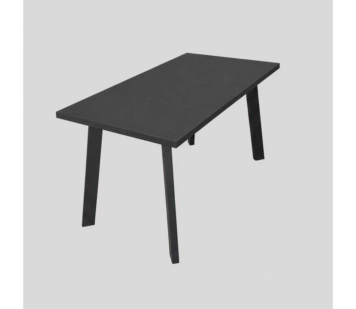 Femix Rozkladací jedálenský stôl KERNO 150/190x80 cm čierny 8590828054696