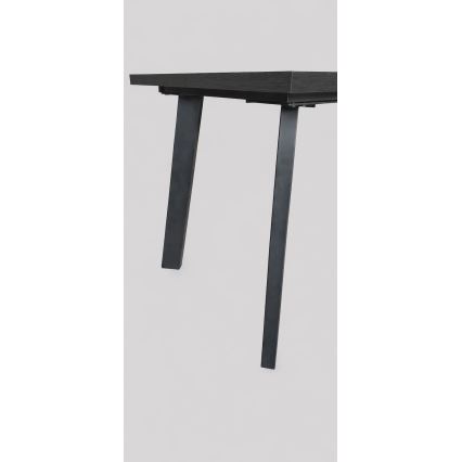Rozkladací jedálenský stôl KERNO 150/190x80 cm čierny