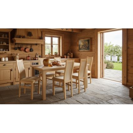 Rozkladací jedálenský stôl LIAM dub sonoma