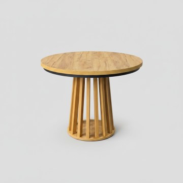 Rozkladací jedálenský stôl NEXUS 100/140x77 cm dub craft/čierna