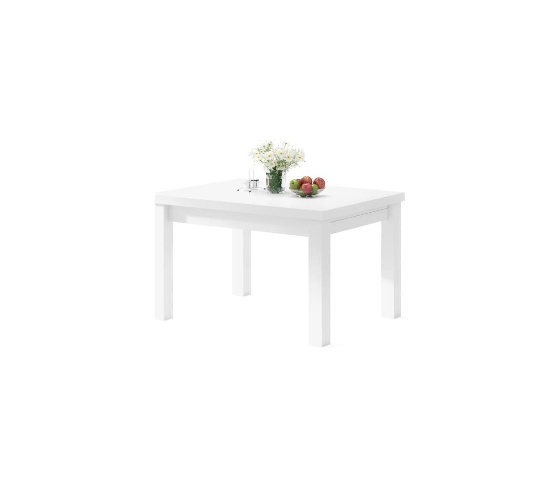 Rozkladací jedálenský stôl RALF pre 12 osôb, biely 5903631911507