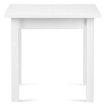Rozkladací jedálenský stôl SALUTO 76x110 cm buk/biela