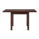 Rozkladací jedálenský stôl SALUTO 76x110 cm buk/hnedá