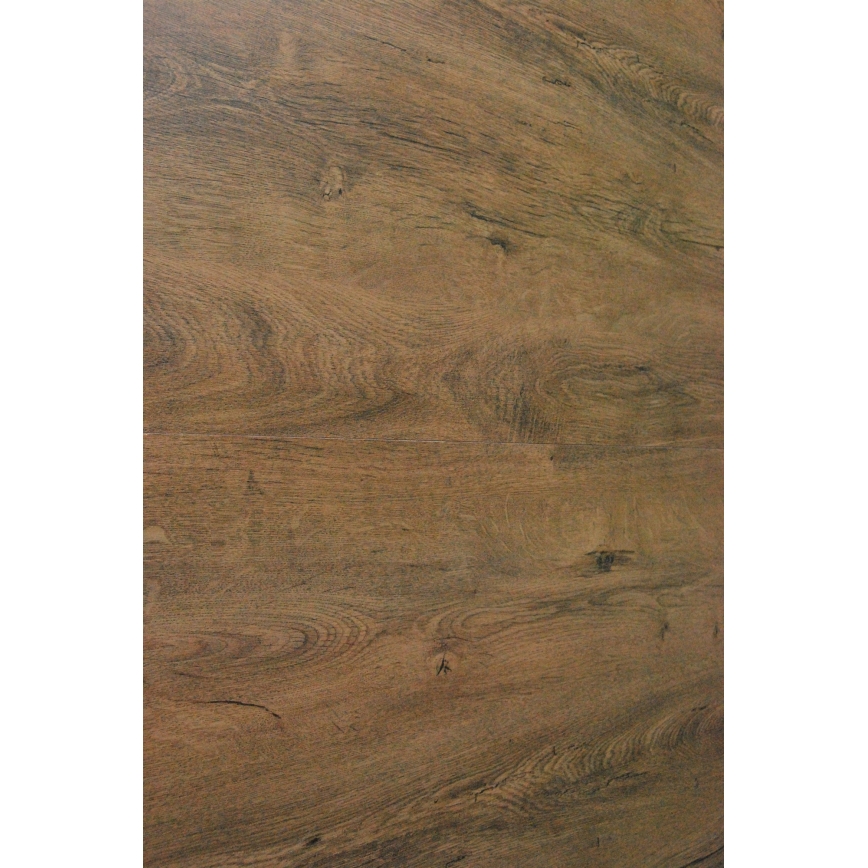 Rozkladací jedálenský stôl SAMLE 150/190x80 cm dub Lefkas/čierna