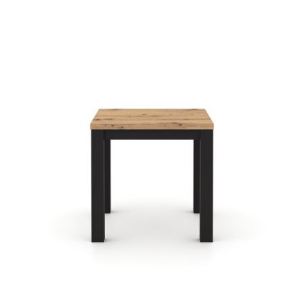 Rozkladací jedálenský stôl ZARO dub artisan/čierna