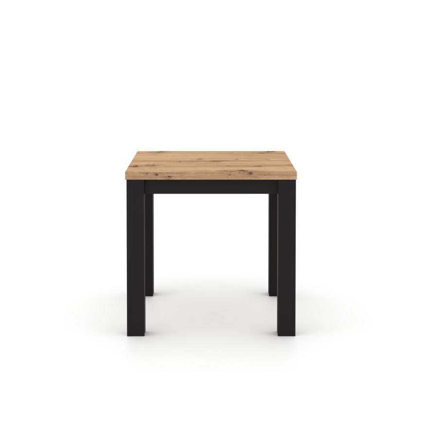 Rozkladací jedálenský stôl ZARO dub artisan/čierna