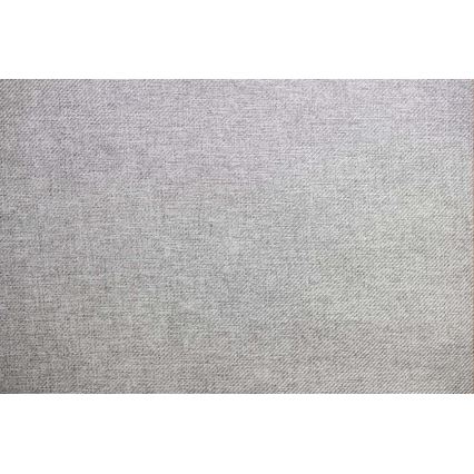 Rohová sedačka s rozkladacím lôžkom je zobrazená na bielom pozadí. Sedačka je svetlosivá a má rozmery 255 cm x 130 cm.