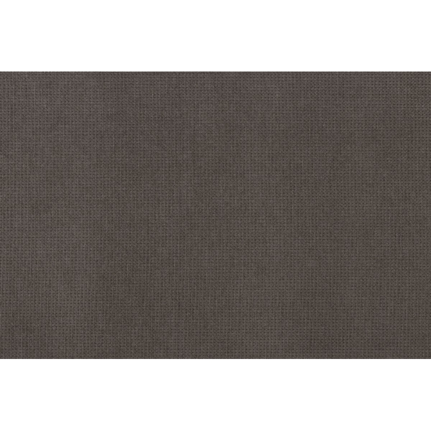 Tkanina tmavosivej farby s jemnou, pravidelnou štruktúrou. Je zobrazená na bielom pozadí.